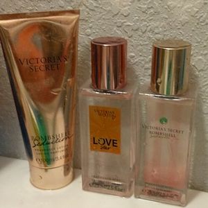 Victoria's secret lot. 2 fragrance spray. One lotion
